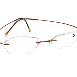 Silhouette Eyeglasses 7799 40 6069 Titanium Austria Plus Case